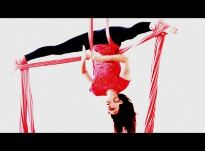 private class aerial silks student